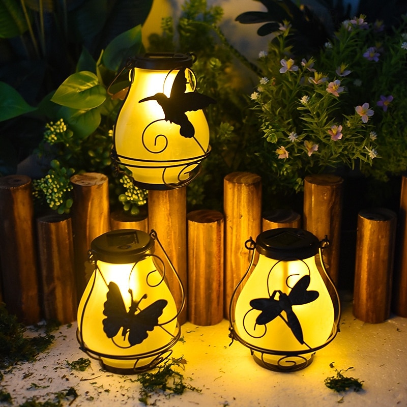 1 db kültéri, napelemes lánggal működő lámpa - vízálló LED-es dekoratív világítás kertbe, teraszra, ösvényre és hátsó udvarba 2026 - $22.99 –P7