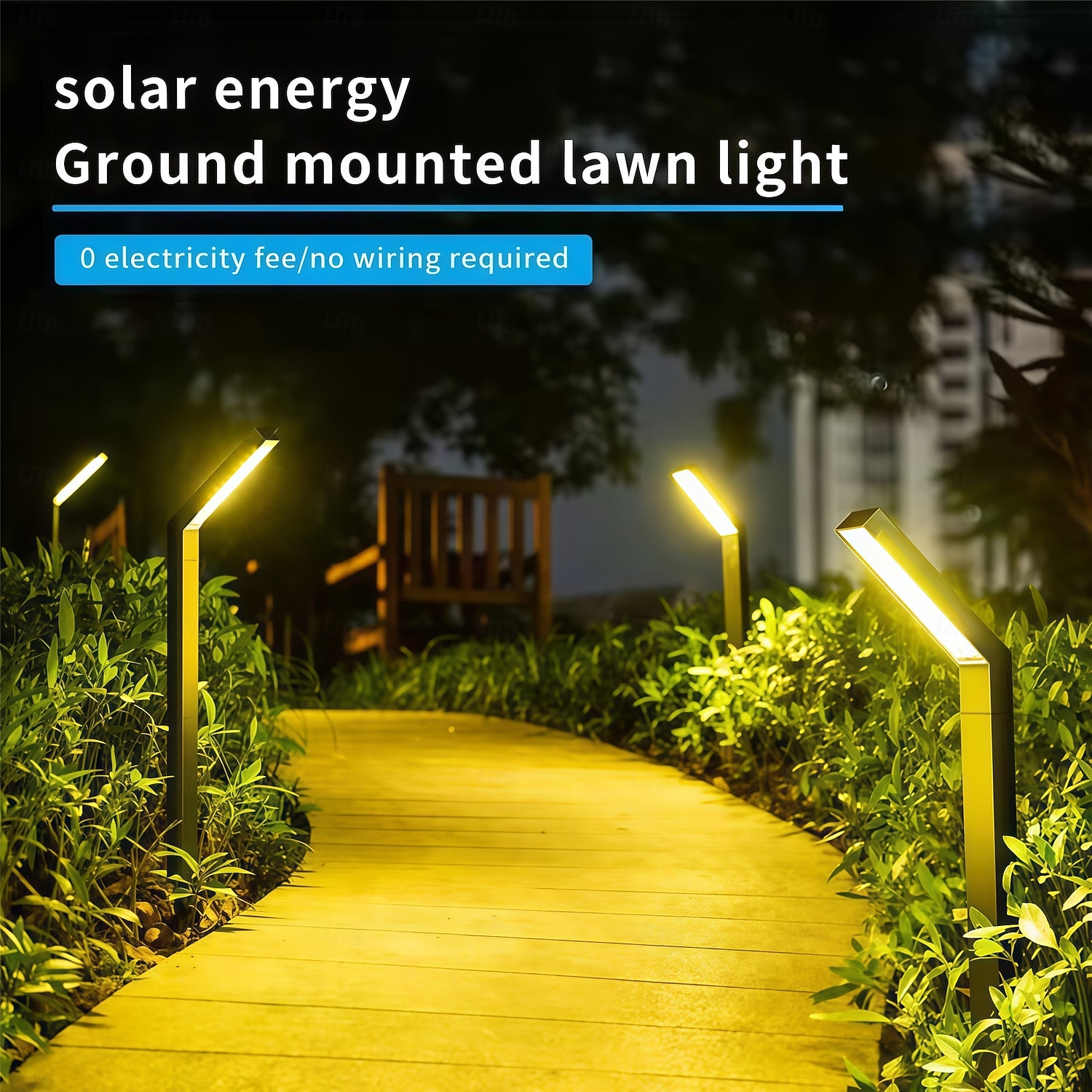 LED Solar Pathway Lights Outdoor RGB Pathway Lawn Light IP65 Waterproof Solar Lamp for Garden Walkway Path Driveway Patio Yard Decor  1PC 2026 - $32.99 –P10