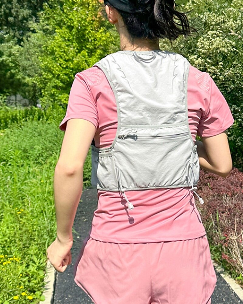 Löparväst Vattenpaket Vätskeväst Armwarmers Vattentät Snabb tork Lättvikt Polyester för Maraton Camping Joggning 2025 - $39.99 –P7