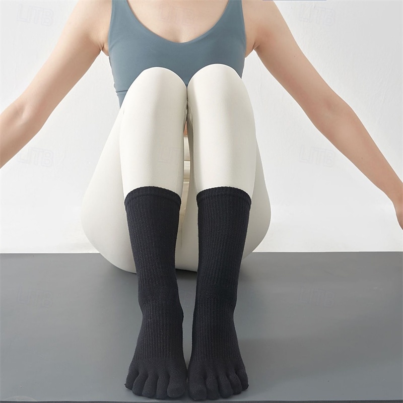 Women Non-slip Dispensing Five Toes anti-odorant anti-friction Sweat-absorbent Floor Socks For Pilates Dance 2026 - $6.49 –P5
