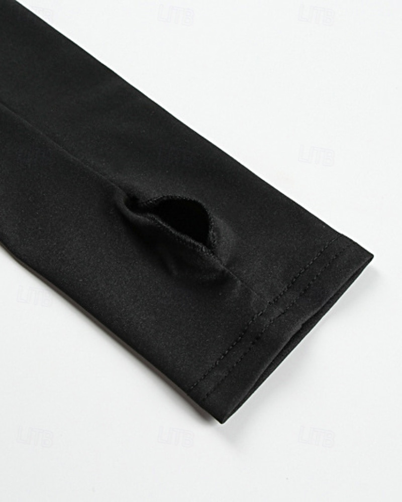 Damen Langes Kleid Maxikleid Samtkleid Cocktailkleid Bodycon Gerafftes Kleid Mode Klassisch Urlaub Täglich Abendgesellschaft Normale Passform Einfach Langarm Rollkragen Schwarz Herbst 2025 - $26.99 –P9
