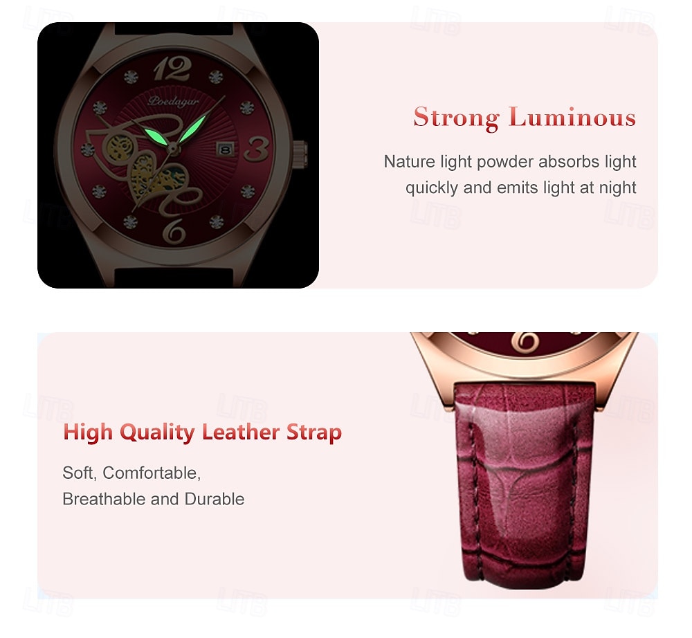 Mother's Day Gift for Women Watch Rose Gold Stainless Steel Mesh Japan Quartz Movement Simple Waterproof Luminous Ladies watch 2026 - $28.99 –P6