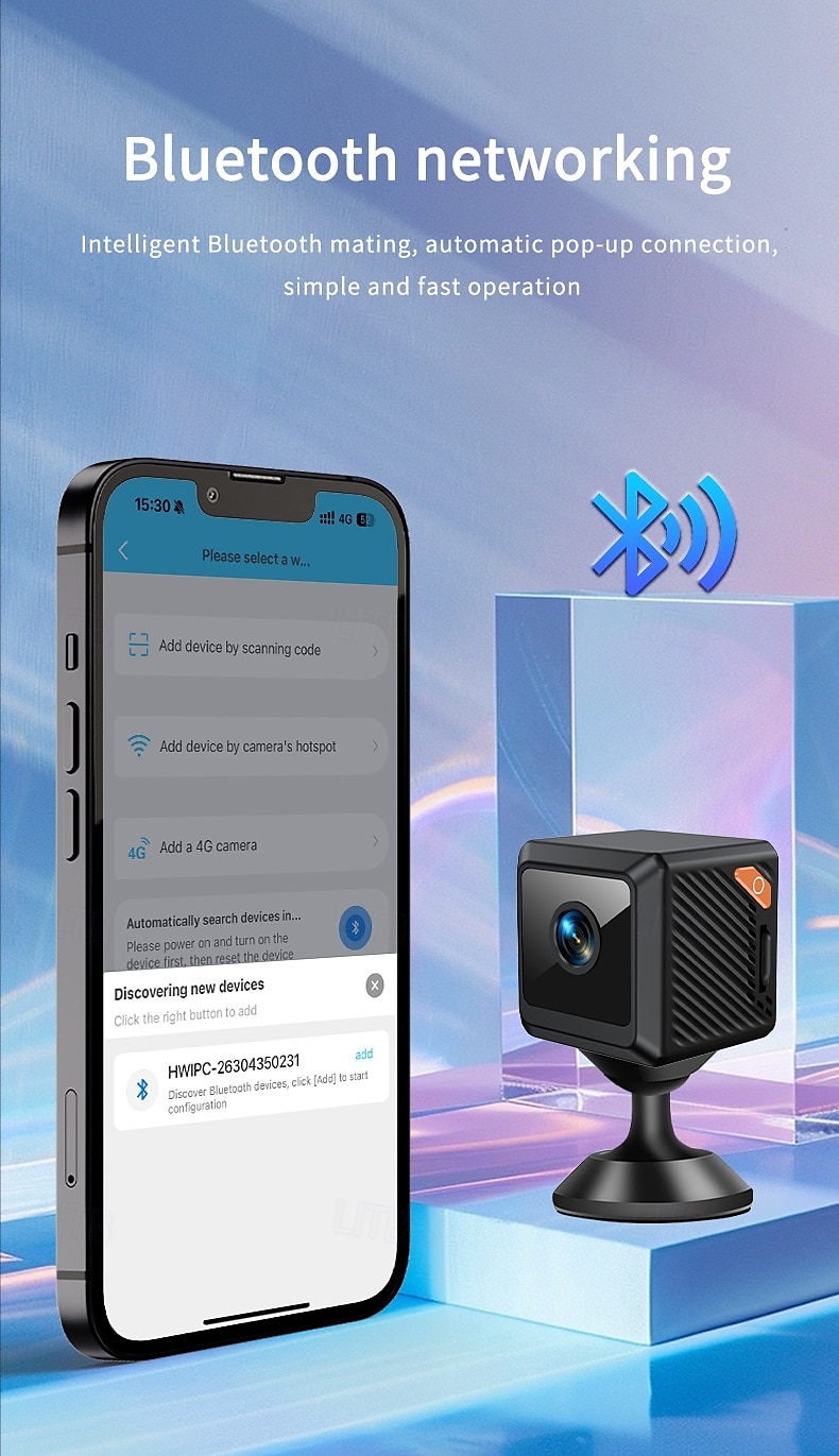 Wireless Surveillance Camera - Two-way Voice Calls Motion Detection Built-in Ap Hotspot No Internet Viewing Required Real-time Home Family And Pet Safety Monitoring 2025 - $35.99 –P5