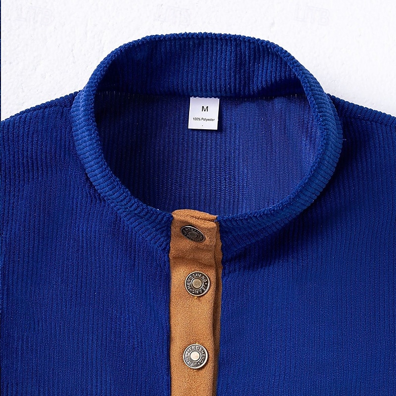 Herren Reißverschluss-Sweatshirt Aprikose Schwarz Weiß Rote Blau Stehkragen Einfach Farbblock Sport & Outdoor Lässig Täglich Streetwear Cool Sportbekleidung Frühling & Herbst Bekleidung 2025 - $25.99 –P9