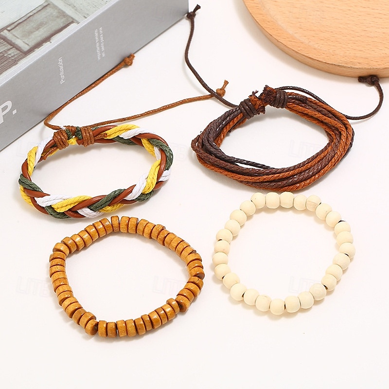 Bracelet de métier à tisser Femmes Tropical Précieux Élégant Bracelet Bijoux Jaune pour Soirée de 2025 ? $25.99 –P5