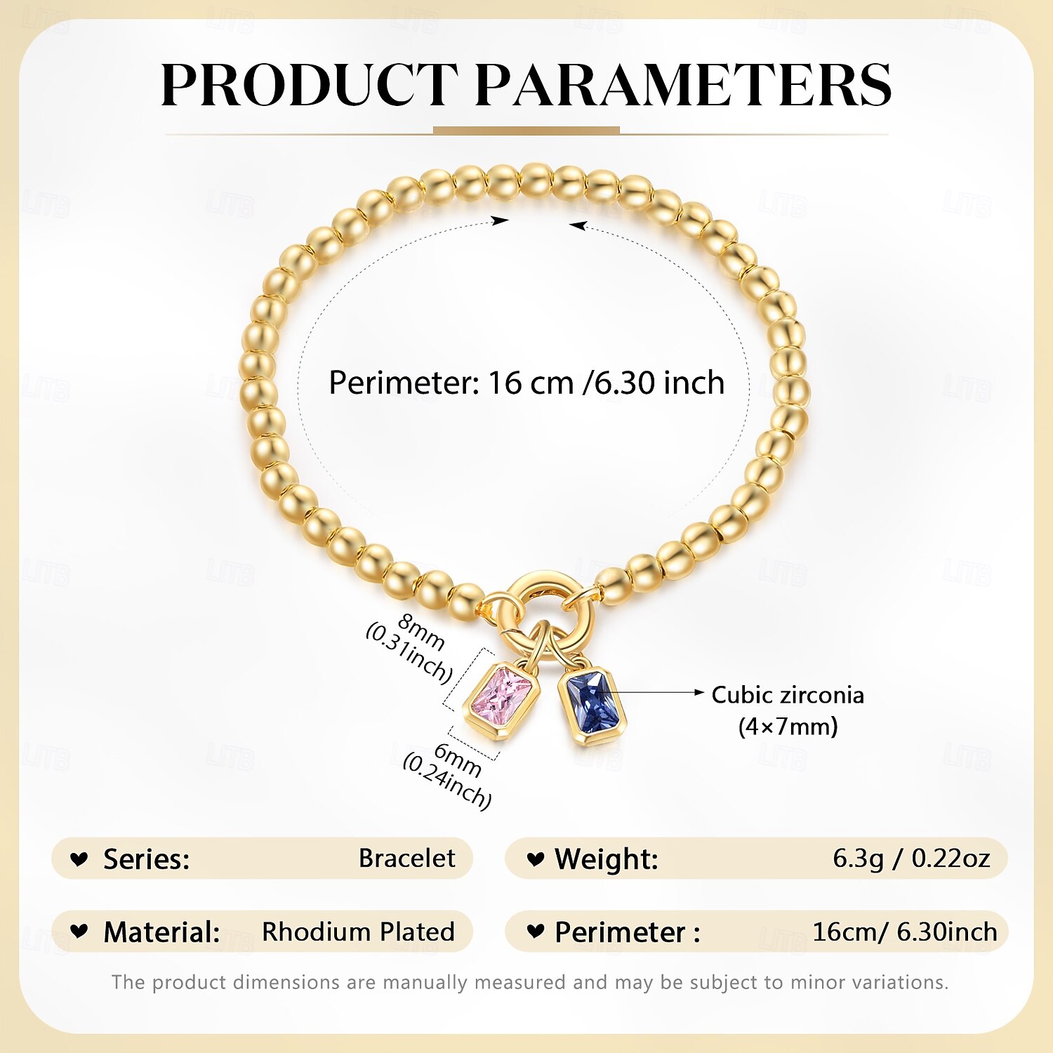 Bracciale con ciondolo con pietra portafortuna - due pietre portafortuna personalizzate da indossare al polso per un tocco di romanticismo. È un regalo perfetto per tua moglie/mamma/fidanzata per San del 2025 a $20.99 –P2