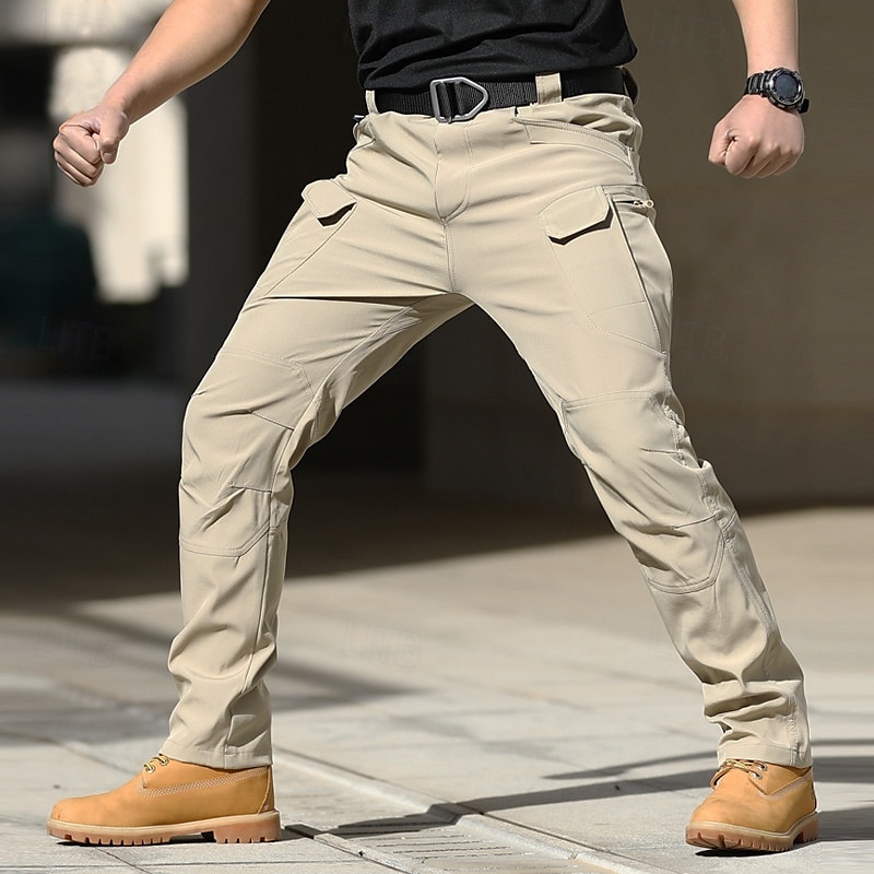 Homens Calça Cargo Calças de Trilha calças de caminhada Ao ar livre Normal Prova-de-Água A Prova de Vento Secagem Rápida Leve Calças Bolso Com Zíper Preto Verde Acampar e Caminhar Golfe Corrida S M L de 2025 por $25.99 –P1