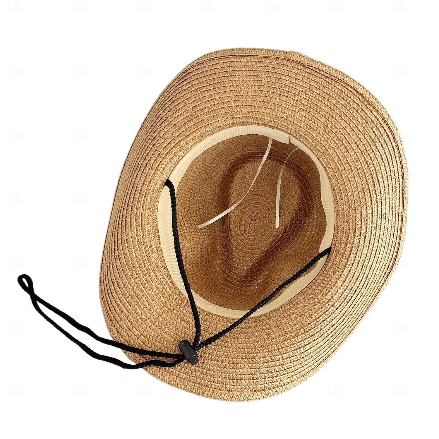 retró divatos cowboy kalapok retró divatos nagy ereszű, ívelt szélű, kemény szalma western cowboy kalapok utazáshoz mindenféle strandkalap férfiaknak és nőknek 2025 - $16.99 –P10