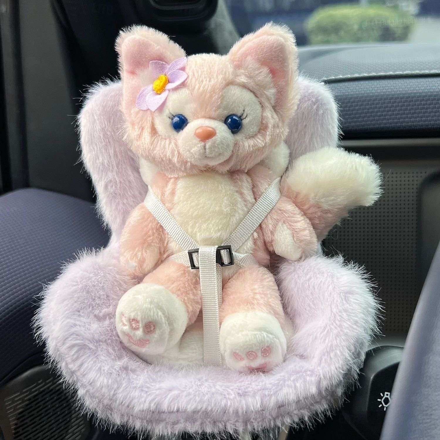 Doll Car Seat for 17cm Dolls with Air Vent Clip and Desktop Stand Cute and Functional Car Ornament for Blind Box Doll Fans 2025 - $30.99 –P4
