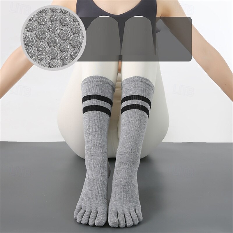 Női Padlózoknik Csúszásmentes adagolás Öt lábujj szagtalanító Anti-Friction izzadságelnyelő mert Pilates Tánc Fitnesz 2025 - $5.19 –P8