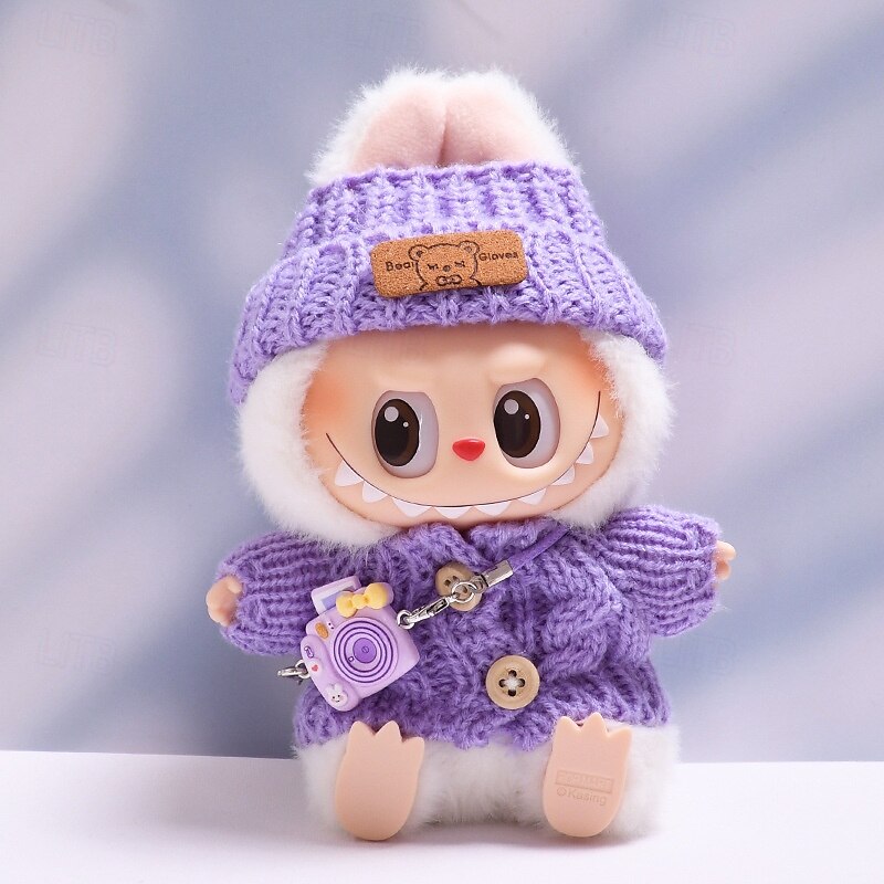 Clothes for 17cm Dolls Fashion Garment Accessories(No Doll) Cute Sweater Suitable for 6.69inch (17cm) Doll Soft Cotton Clothing Replacement 2025 - $16.99 –P2