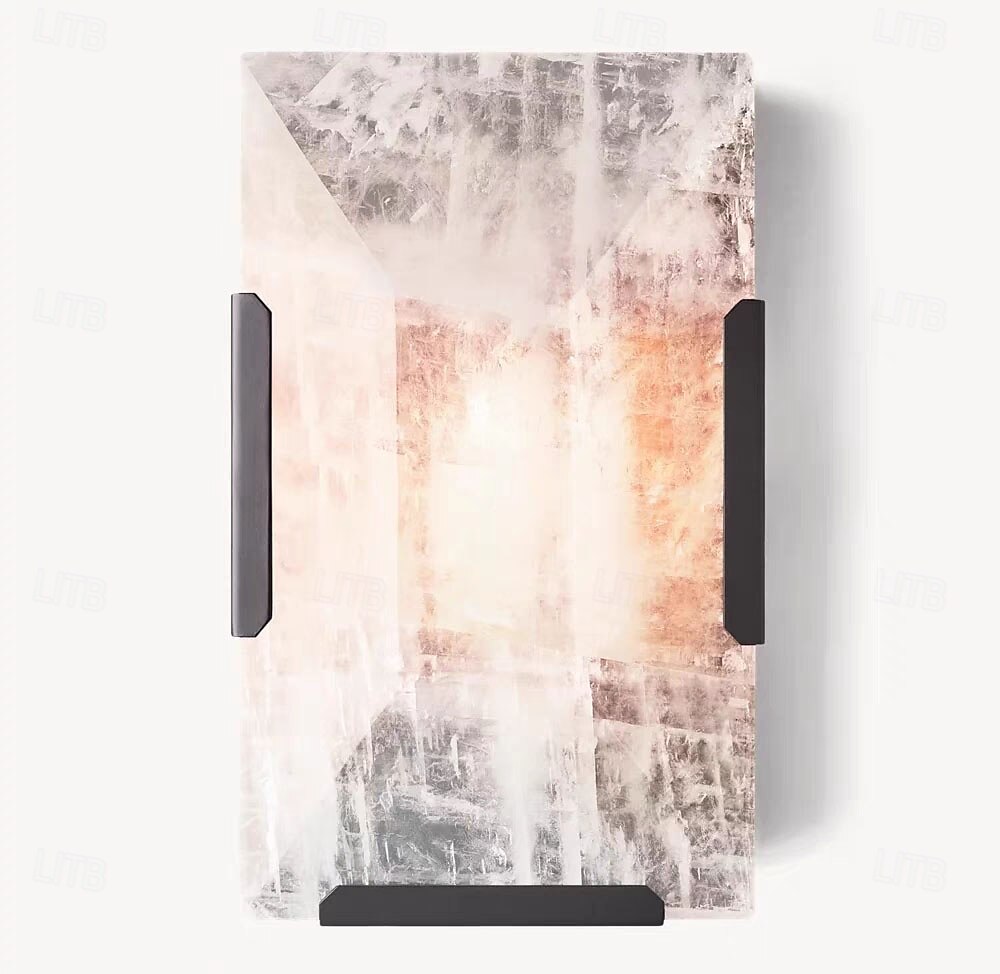Applique a LED in marmo e rame, applique da parete a LED moderna per interni, lampade da parete per camera da letto e soggiorno del 2025 a $304.29 –P3