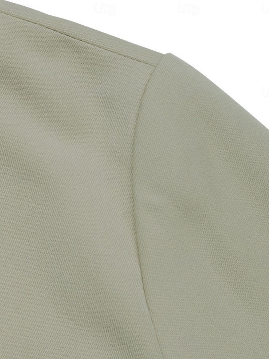 Femmes Veste Décontractée Respirant Confortable Réglable Occasionnel Uni Vacances Rue Occasionnel Tenue quotidienne Simple Boutonnage Court Col en V Coupe régulière manche longue Vêtements d'extérieur de 2025 ? $47.99 –P7