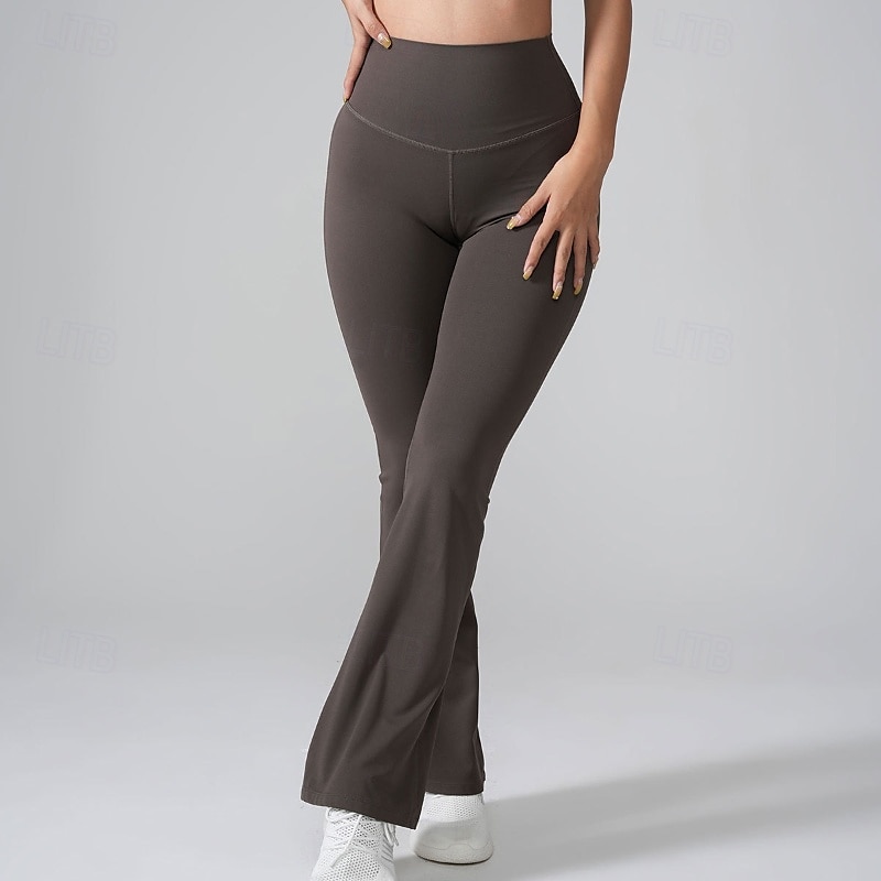 Naisten Fitness-housut Jooga leggingsit urheiluhousut levenevät Jooga Kunto Pilates Housut Musta Oranssi Ruskea Syksy Talvi Urheilu Urheiluvaatteet Mikrojoustava 2025 - $23.19 –P4