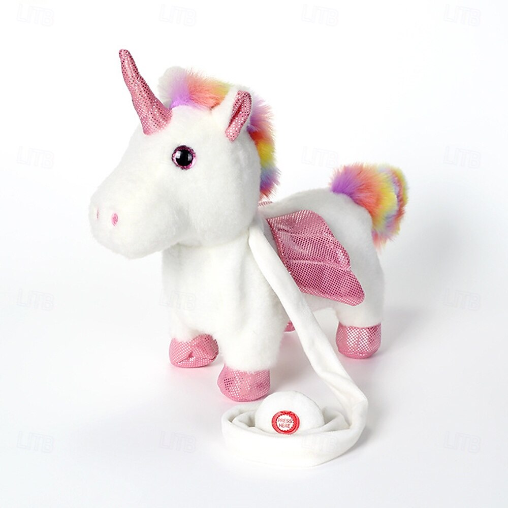 Remote Control Robot Unicorn Electronic Plush Unicorn Toy Interactive Toys Walks Singing Stuffed Animal Gift for Girl and Boy Age 3-6 Year Old 2025 - $42.99 –P10