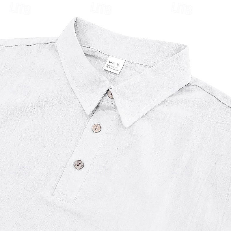 Men's Polo Shirts Golf Shirt Outdoor Daily Wear Lapel Short Sleeve Fashion Hawaiian Plain 2 Piece Summer Regular Fit Black White Navy Blue Khaki Army Green Light Sky Blue Polo Shirts 2026 - $37.99 –P12
