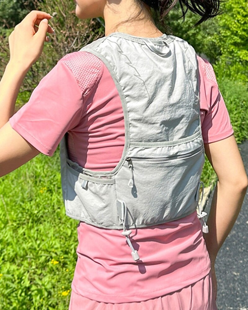 Löparväst Vattenpaket Vätskeväst Armwarmers Vattentät Snabb tork Lättvikt Polyester för Maraton Camping Joggning 2025 - $39.99 –P5