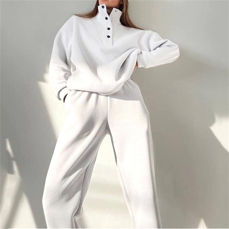 Naisten Verryttelypuku Activewear -setti Urheilu- ja treenivaatteet Syksy Pitkähihainen Pidä lämpimänä Tuulenkestävä Pehmeä Kuntosali Treenata Urheilu Urheiluasut Urheiluvaatteet Yhtenäinen Musta ja 2025 - $22.39 –P6