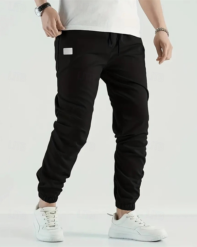 Per uomo Pantaloni Cargo Pantaloni Tasca Coulisse Elastico in vita Semplice Indossabile All'aperto Quotidiano Campeggio & Escursionismo Moda Classico Marrone Scuro Nero del 2025 a $22.99 –P9