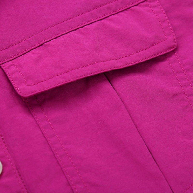 Women's Hiking Shirt Long Sleeve Turndown Top Outdoor Waterproof Windproof Lightweight Nylon Army Green Khaki Rose Red Running Camping / Hiking / Caving 2025 - $34.99 –P7