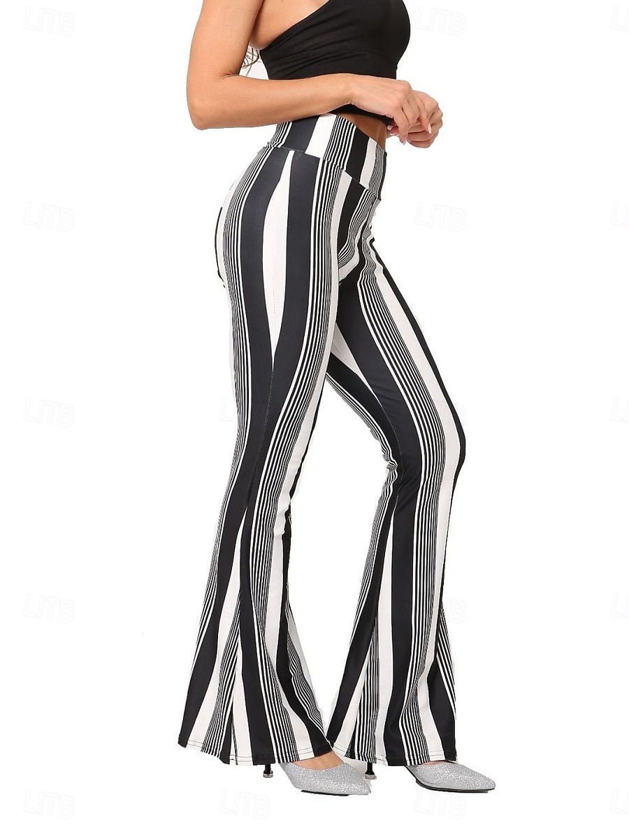 Femmes Leggings ancien Style Ethnique Longueur complète Taille haute Teinture par nouage Impression Confortable Doux Micro-Élastique Extérieur Rue Bleu marine Noir Blanche Bleu Été Printemps Automne de 2025 ? $19.99 –P1