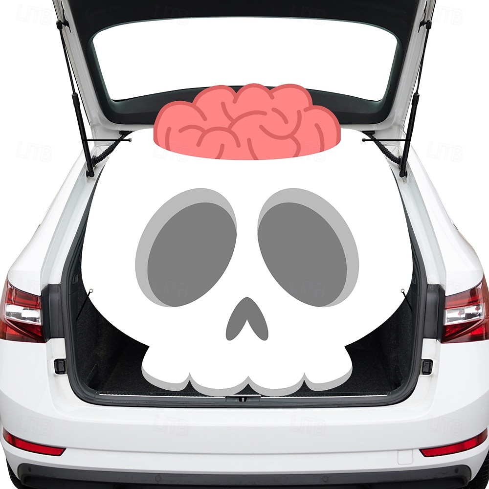 Halloween Trunk Treat Car Banner Car Decoration,Ghost Halloween Decorations Halloween Fabric Car Decoration Halloween Car Trunk Decoration Ghost Pumpkin Wall Covering 2025 - $24.99 –P6