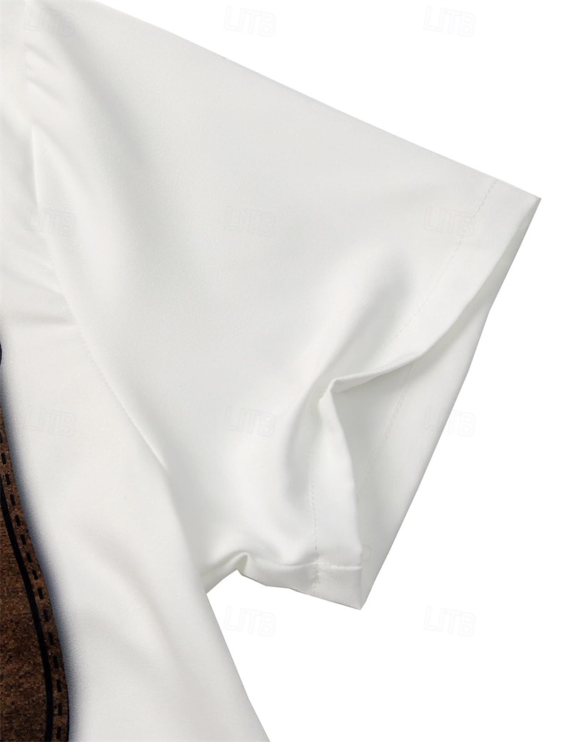 Camicie hawaiane Camicia Aloha bavarese Monaco Tedesco Alpino Grafico per Per uomo Adulti Stampa 3D  per Carnevale Birra Oktoberfest Spiaggia Vacanza Feste del 2026 a $23.99 –P17