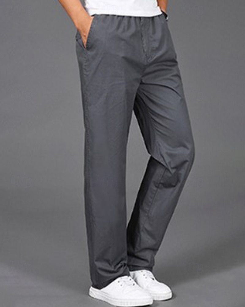 בגדי ריקוד גברים מכנסי חוץ מכנסי קרגו מכנסיים לטיולי הליכה סתיו חיצוני רגיל קל משקל נושם תחתיות אלסטית מותניים צהוב בהיר אפור כהה כותנה מחנאות / צעידות / טיולי מערות ריצה M L XL XXL XXXL 2026 - $22.99 –P2