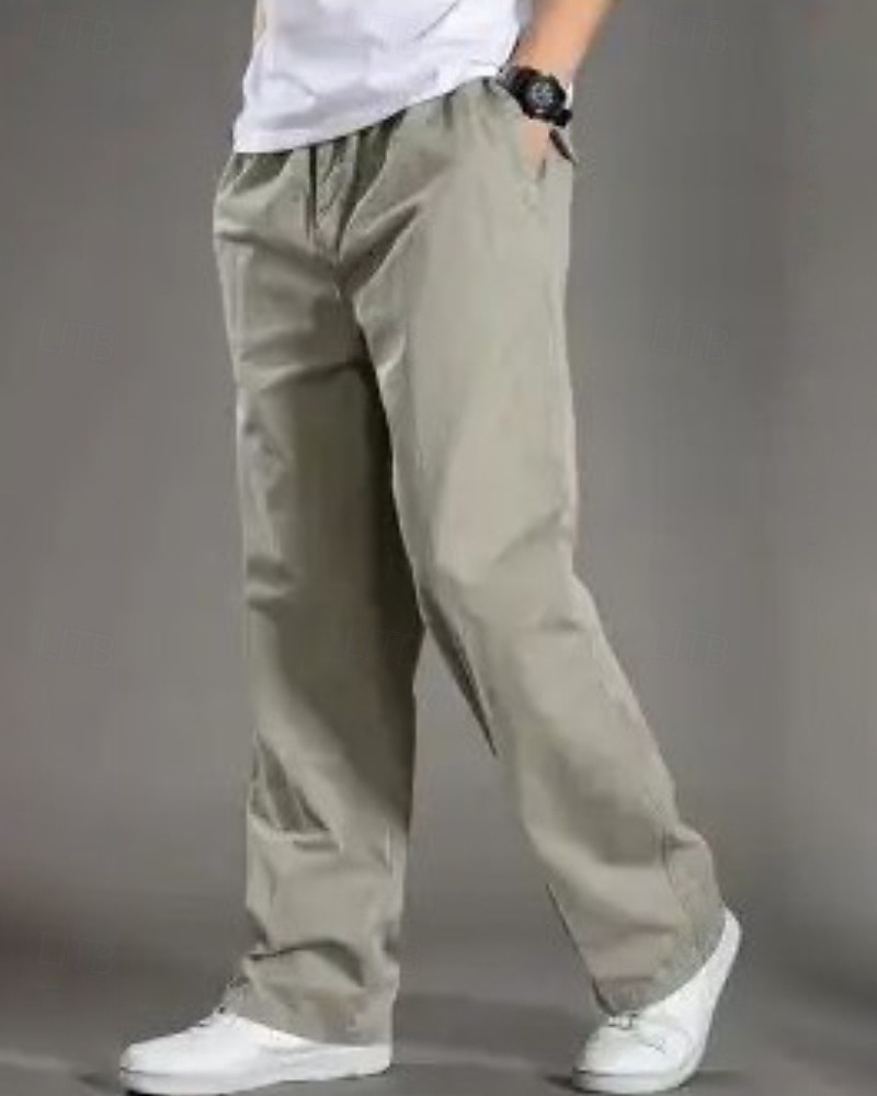 בגדי ריקוד גברים מכנסי חוץ מכנסי קרגו מכנסיים לטיולי הליכה סתיו חיצוני רגיל קל משקל נושם תחתיות אלסטית מותניים צהוב בהיר אפור כהה כותנה מחנאות / צעידות / טיולי מערות ריצה M L XL XXL XXXL 2026 - $22.99 –P7