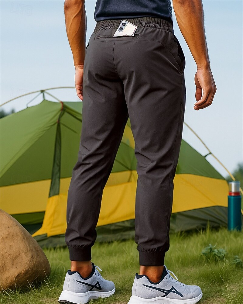 Муж. Брюки для бега Эластичный пояс Брюки Для занятий спортом Повседневные Осень Быстровысыхающий Легкость Дышащий Теннис Бег Стандартный Спортивная одежда Спортивная одежда Однотонный 2026 - $25.99 –P5