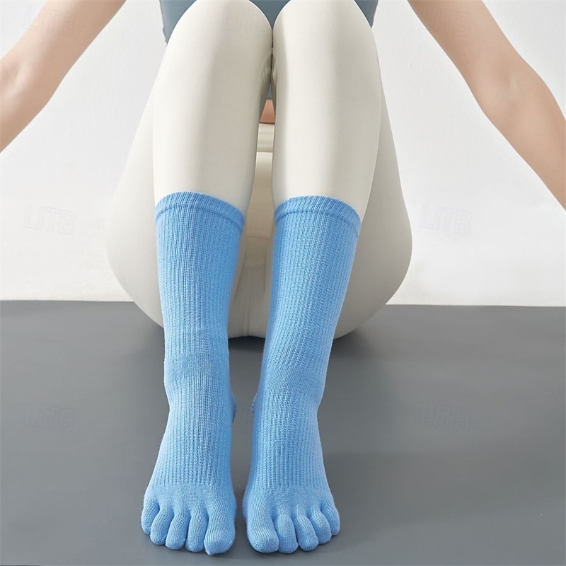 Women Non-slip Dispensing Five Toes anti-odorant anti-friction Sweat-absorbent Floor Socks For Pilates Dance 2026 - $6.49 –P8