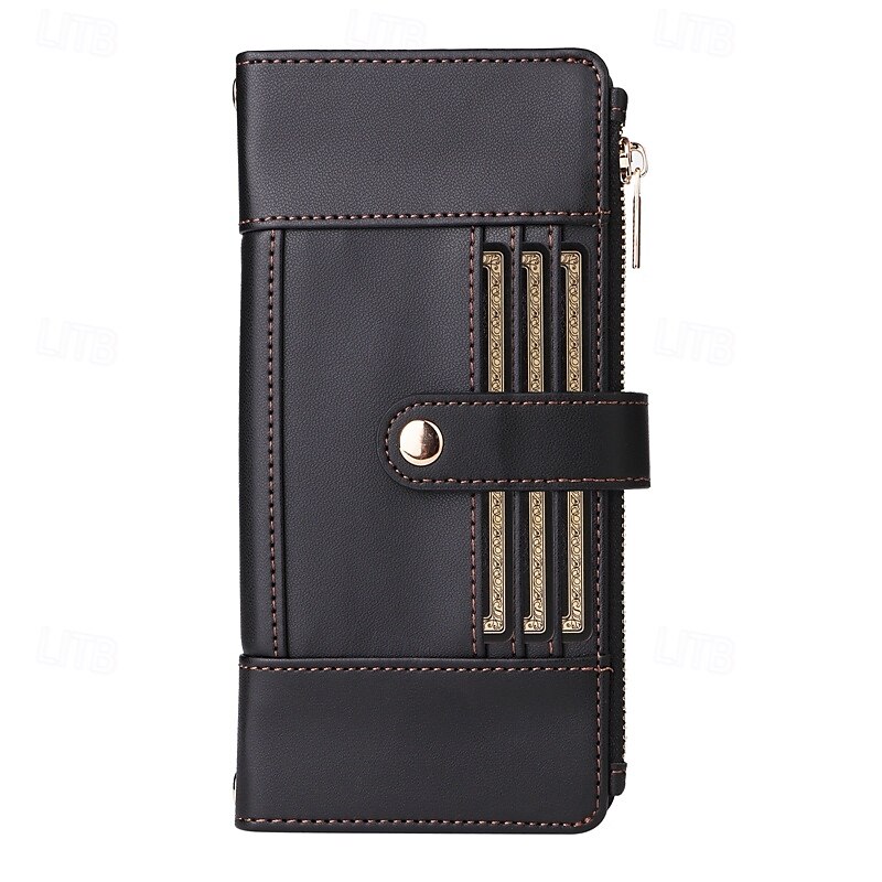 чехол для телефона samsung galaxy s24 s23 s22 s21 ultra plus a55 a35 a25 a15 5g a54 a34 a14 a73 a53 a33 a23 a13 a72 a52 a42 a32 a22 a12 a02 чехол-кошелек с подставкой-держателем на молнии защитный 2025 - $24.99 –P5