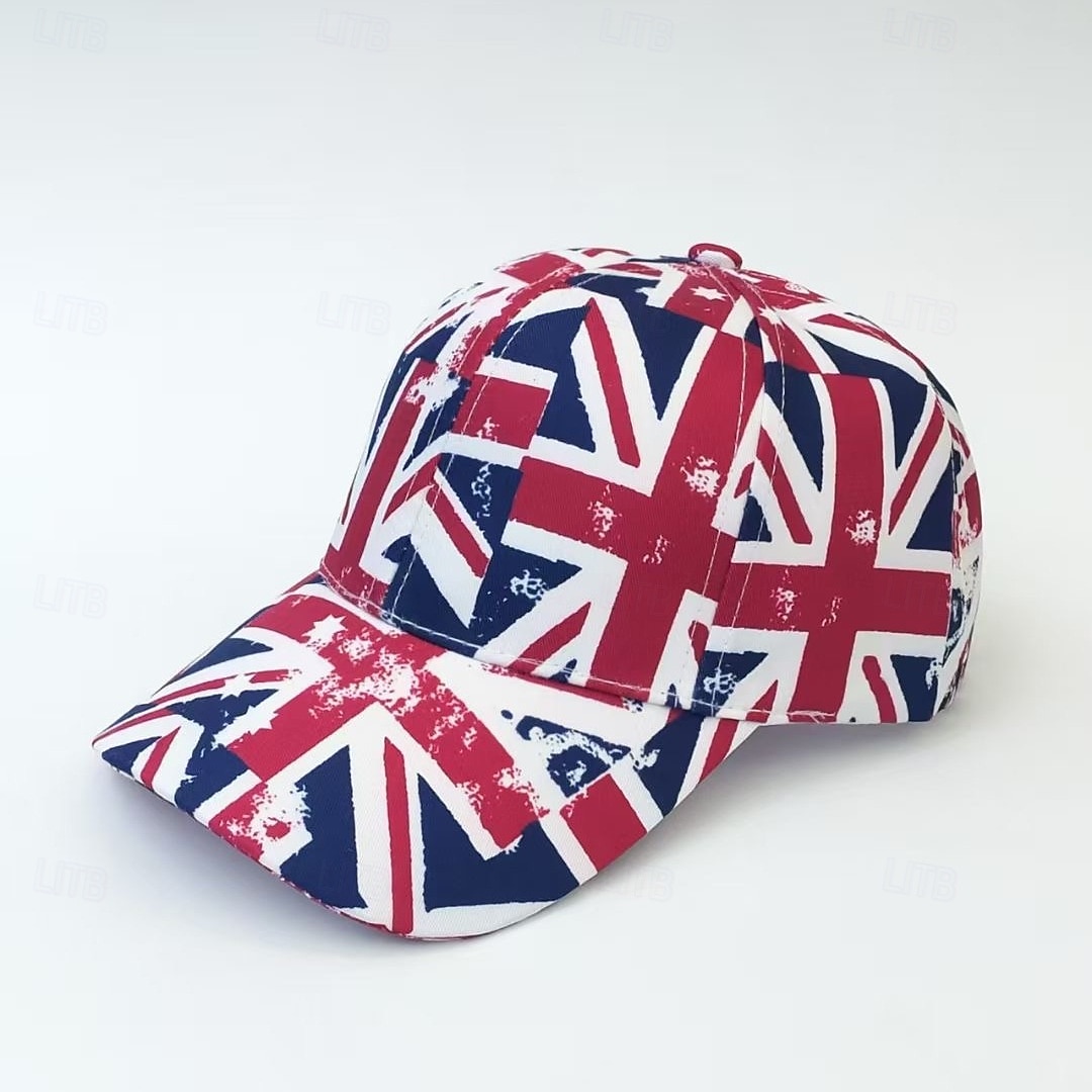 Herren Unisex Baseballkappe Sonnenhut Trucker-Kappe Weiß Rote Polyester Verstellbar Mode Unabhängigkeitstag Festival Grafik Amerikanische Flagge Sonnenschutz Bequem Lässig / Alltäglich 2025 - zł22.99 –P5