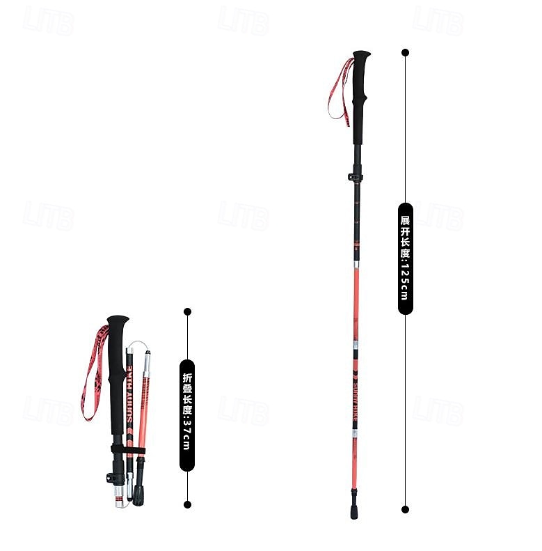 Walking Stick Trekking Poles Collapsible Hiking Poles - Carbon Fiber, Trekking Sticks, Antishock and Quick Lock System, Telescopic, Collapsible, Ultralight 2026 - $42.99 –P5