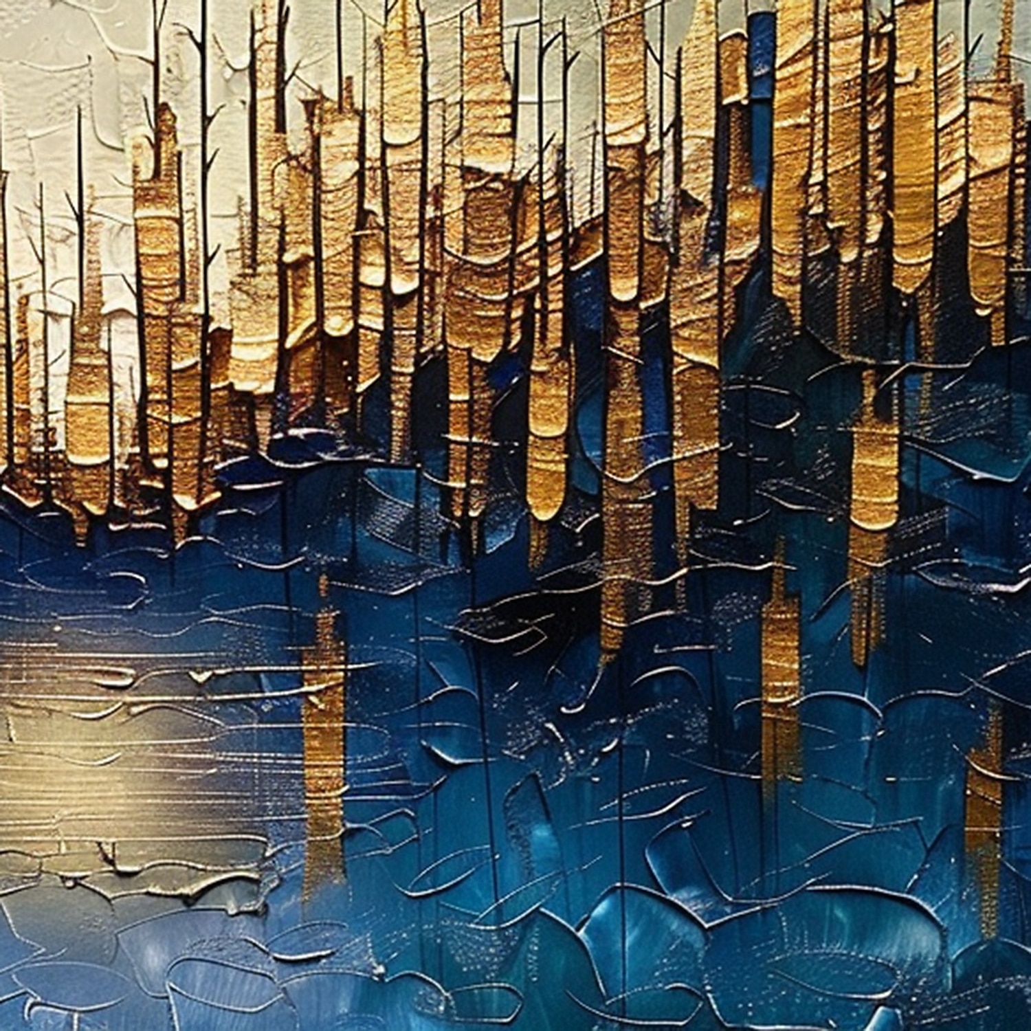 Handmade Original Urban Architecture Oil Painting On Canvas Abstract City Building Wall Art for Home Decor With Stretched Frame Without Inner Frame Painting 2025 - $183.99 –P6