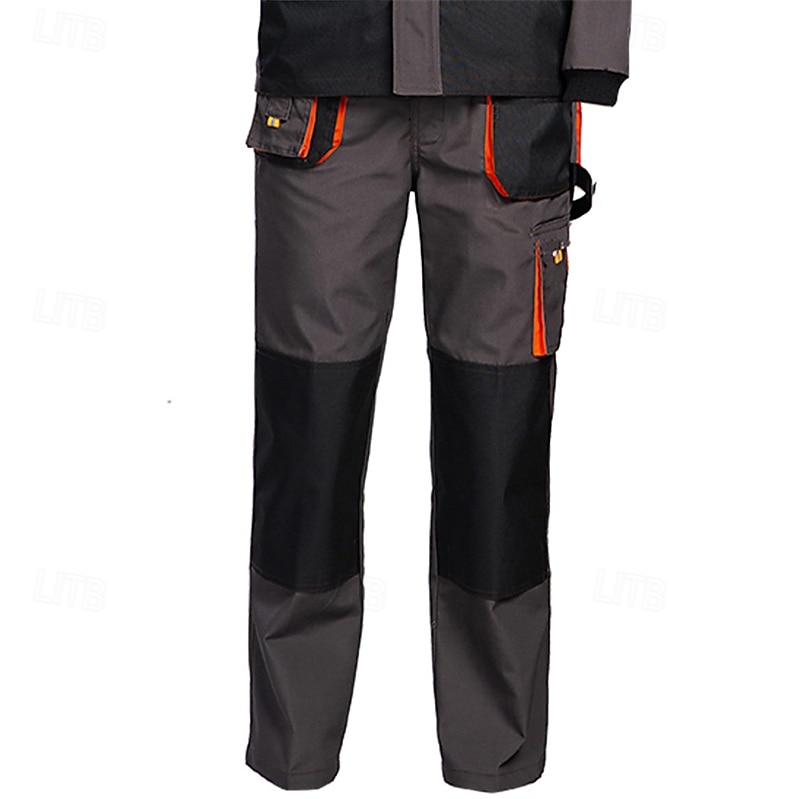 Herren Cargohosen Wanderhosen Regenhose zum Wandern Patchwork Außen Normale Passform Wasserdicht Winddicht Schnelltrocknend Leicht Hosen Tasche Dunkelgrau Camping / Wandern Golfspiel Laufen S M L XL 2025 - $32.99 –P4