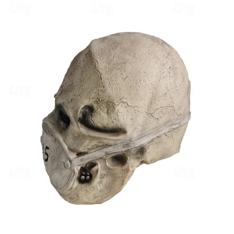Halloween Virus Mask For Adults Realistic Scary Costumes Latex Face Mask, Creepy Pandemic Horror Mask, Spooky Disease Outbreak Party Prop 2025 - $24.99 –P2
