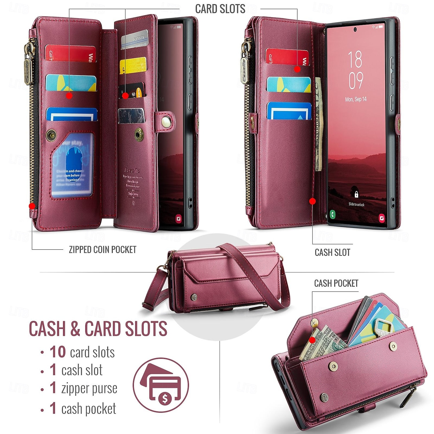 téléphone Coque Pour Samsung Galaxy S25 Ultra A55 A35 A25 A15 5G A72 A52 A32 A22 A12 S10 Plus Étui Portefeuille avec Lanière Avec Dragonne Support TPU faux cuir de 2025 ? $27.99 –P3