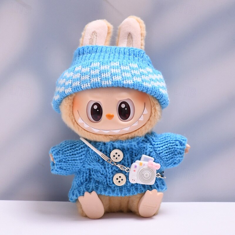 Clothes for 17cm Dolls Fashion Garment Accessories(No Doll) Cute Sweater Suitable for 6.69inch (17cm) Doll Soft Cotton Clothing Replacement 2025 - $16.99 –P6