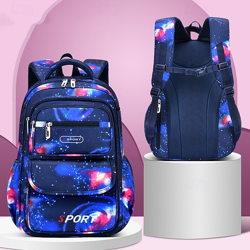 Boys' Fashionable Hundred Schoolbag Large Capacity Waterproof Abrasion Resistant Suitable for Grades 1 to 6 2025 - $20.99 –P9