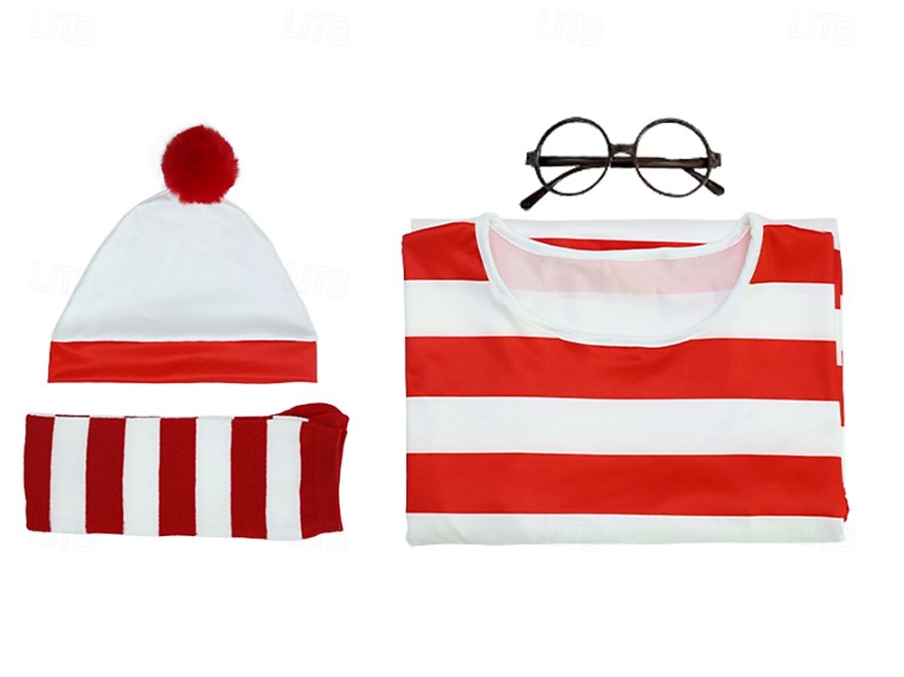 Kde je Wally Kostým Postavy z pohádek Filmové kostýmy for Dámské Dívčí Děti Dospělé předvečer Všech svatých Výkon Vzdělávací převlékání Školní akce 2025 - $27.99 –P3