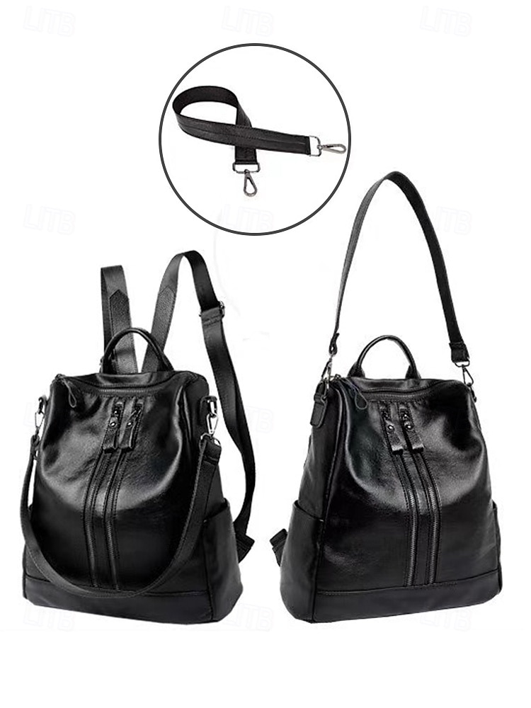 Wandelbare Rucksack-Geldbörse aus Kunstleder für Damen – multifunktionale, diebstahlsichere Umhängetasche mit Kopfhörerloch und Reißverschlusstasche für den Schulalltag, Freizeitreisen und die Arbeit 2025 - $42.99 –P10