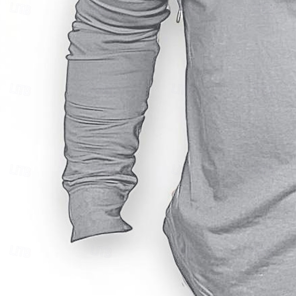 Homme T-shirt manche longue Henley Hiver Printemps & Automne Toutes saisons Couleur Unie Uni Tricots Quotidien Occasionnel À capuche Extérieur Décontracté Occasionnel Bleu marine Blanche Gris clair de 2025 ? $18.99 –P5