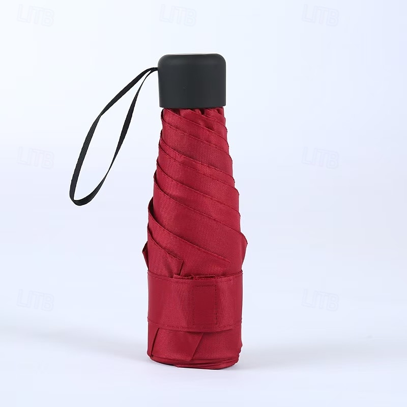 Compact Travel Umbrella, Windproof 5-Layer Frame, Quick-Dry Lightweight Folding Umbrella with Gift Box, Portable All-Weather Protection, Fits Bag and Purse 2025 - $18.99 –P7