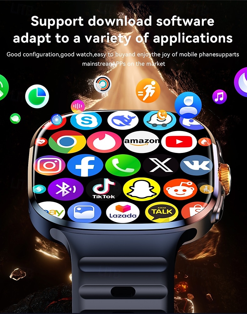 IMOSI Android Smart Watch Men GPS 3GB RAM/32G ROM Storage HD Dual Camera NFC 2G 4G SIM Card WIFI Wireless Fast Internet Access 2025 - $139.99 –P15