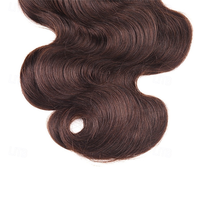 Extensions de cheveux humains brésiliens ondulés couleur brun foncé 2#, 3 paquets de 12 à 24 pouces de 2025 ? $177.99 –P5