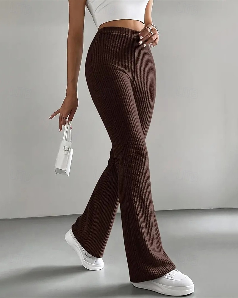 Pentru femei Pantaloni Jambiere Colanți confortabili Casual A face exerciții fizice Lungime totală Talie Înaltă Simplu Talie elastică Respirabilitate Respirabil Strech Vacanță Stradă Purtare Zilnică 2025 - $13.99 –P14