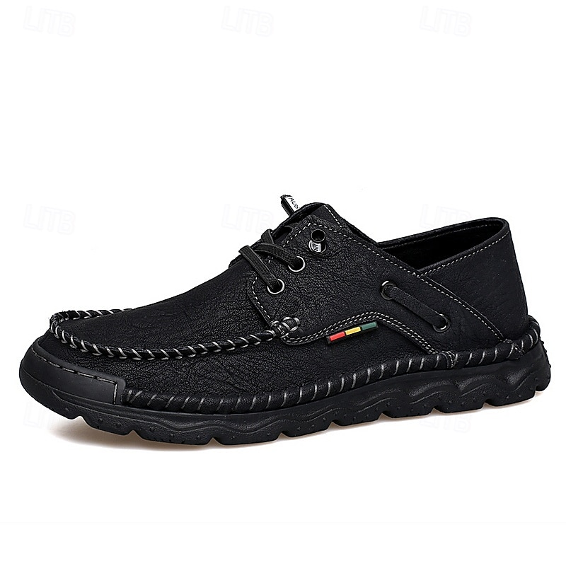 Baskets d'extérieur pour hommes en cuir marron avec tige en mesh, semelle intérieure coussinée et semelle en caoutchouc durable pour le sport, la randonnée et les aventures actives en plein air de 2025 ? $46.99 –P3