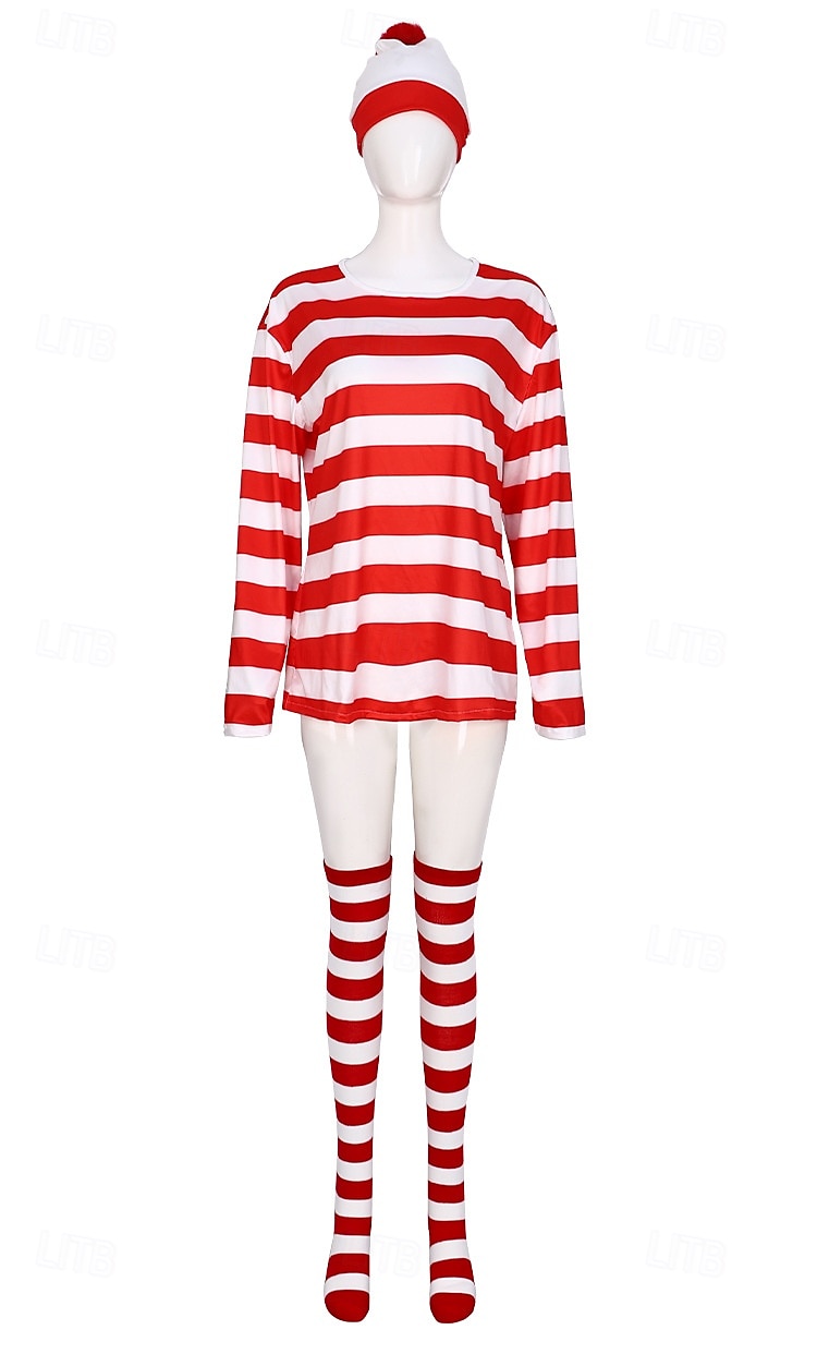 Kde je Wally Kostým Postavy z pohádek Filmové kostýmy for Dámské Dívčí Děti Dospělé předvečer Všech svatých Výkon Vzdělávací převlékání Školní akce 2025 - $27.99 –P4