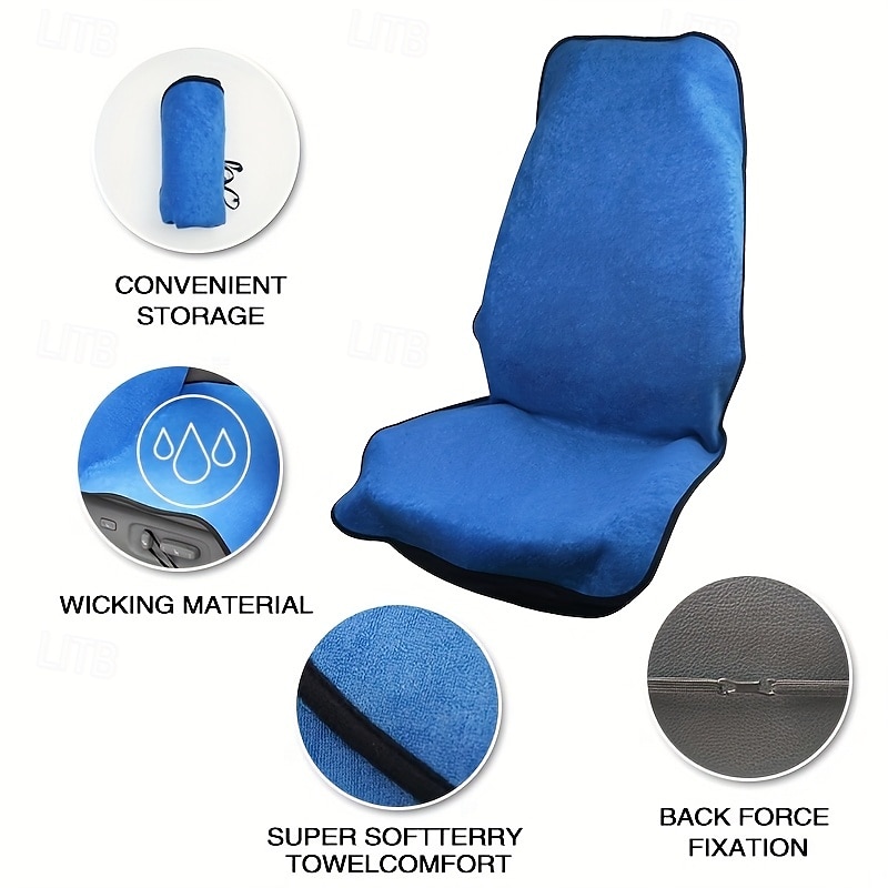1PC Car Seat Cushion Towel Fabric Protects Seats Suitable for Many Vehicle Types 2025 - $25.99 –P5